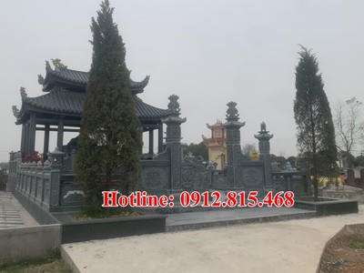 094  Mẫu khu lăng mộ đá nghĩa trang gia đình đẹp bán tại Bạc Liêu 3