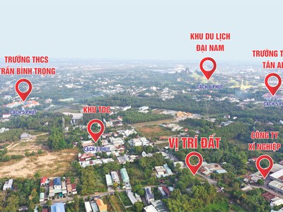 Chính chủ chỉ duy nhất 1 lô đất thổ cư giá rẻ ngay Tân An, TDM, cách Đại Nam 500m 2