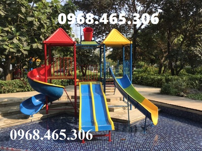 Nhà chòi câu trượt ngoài trời dành cho trẻ em 2