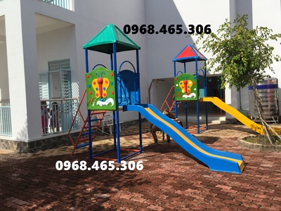 Nhà chòi câu trượt ngoài trời dành cho trẻ em 5