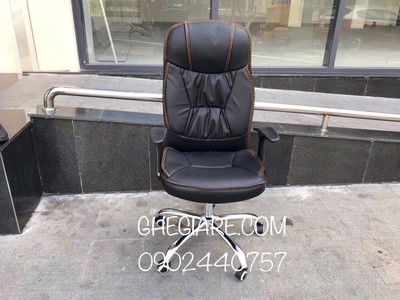 Ghế giám đốc màu da đen tay T 5