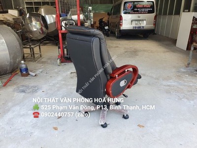 Ghế Lãnh Đạo Màu Da Đen Ngã Lưng 3200k , free ship hcm 2