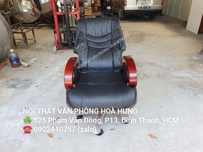 Ghế Lãnh Đạo Màu Da Đen Ngã Lưng 3200k , free ship hcm 1