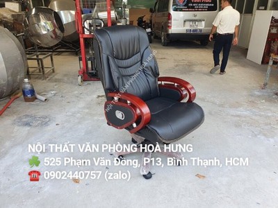 Ghế Lãnh Đạo Màu Da Đen Ngã Lưng 3200k , free ship hcm 4