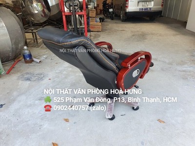 Ghế Lãnh Đạo Màu Da Đen Ngã Lưng 3200k , free ship hcm 0