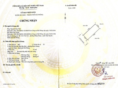 Bán nhà 3,5 tầng ngõ 264 Hào Khê oto đỗ cửa 2,x tỷ 6