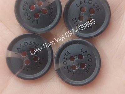 Nhận gia công khắc logo trên nút nhựa, kim loại, KHẮC LASER THEO YÊU CẦU 3