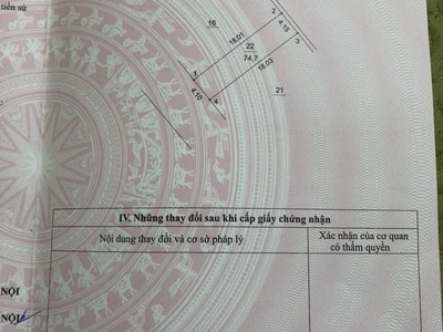 Bán đất gần trường đh hà đông 75m, ô tô tránh, giá 10 tỷ 1