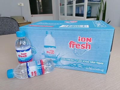 Nước uống tinh khiết đóng chai 350ml IONFRESH  24 chai/thùng 2