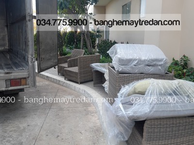 Nâng tầm không gian sống với Sofa góc quây nhựa giả mây để ngoài trời 1