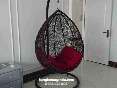 Ghế xích đu nhựa giả mây 5