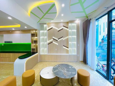 .nhà kiệt ô tô 4 m núi thành, 55m2, 4 mê, mới đẹp 0