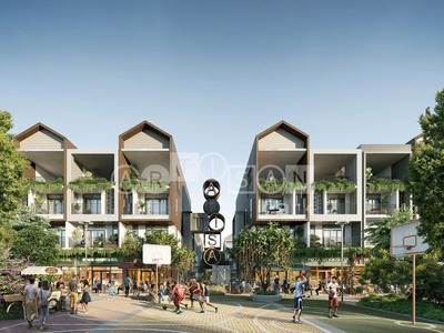 Nhà phố shophouse 1 trệt, 3 lầu, diện tích 6x20, ngay trung tâm thành phố mới bình dương 0