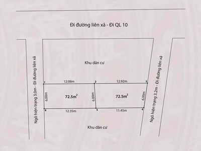 Chào bán 2 lô Trà Sơn Kênh Giang cực đẹp, giá đầu tư tốt nhất thị trường. 3