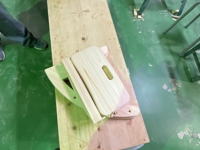 Ghế gỗ Hinoki cho bé 6