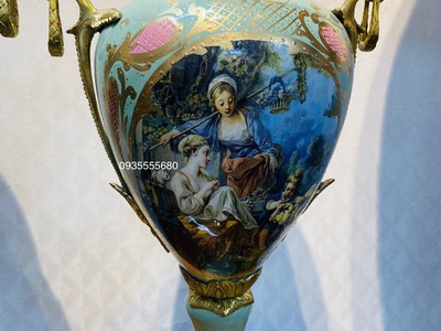 Giao lưu đôi bình đồng gốm cổ 3