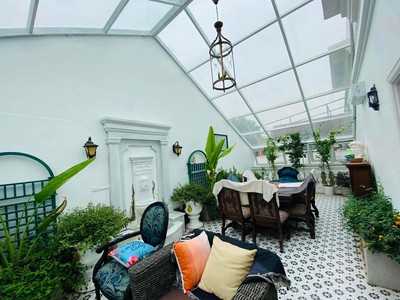 Siêu biệt thự tân cổ điển, bán đảo linh đàm, vip, lá phổi xanh thành phố, 275m2 5t, mt 13.6m   70 4