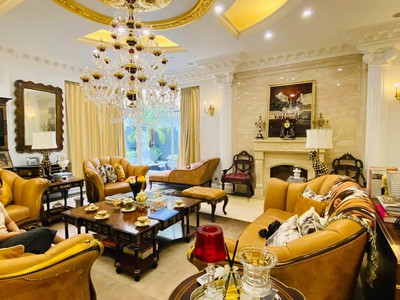 Siêu biệt thự tân cổ điển, bán đảo linh đàm, vip, lá phổi xanh thành phố, 275m2 5t, mt 13.6m   70 0