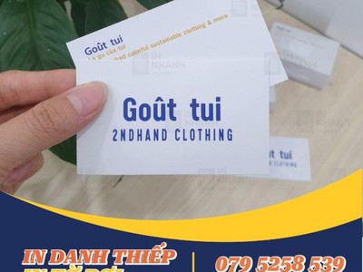 Không thể bỏ qua - in danh thiếp chất lượng cao - độc đáo - giá cực ưu đãi 2
