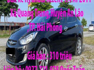 Bán xe hyundai accent 1.4 at 2011 xã quang trung,huyện an lão,tỉnh hải phòng 0