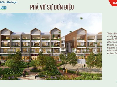 Bán shophouse artisan park 2 mặt tiền đường lê hoàn, trung tâm tp mới bình dương 0