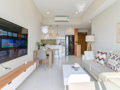 Căn hộ Masteri An Phú tầng cao view đón gió mát, đầy đủ nội thất. 0