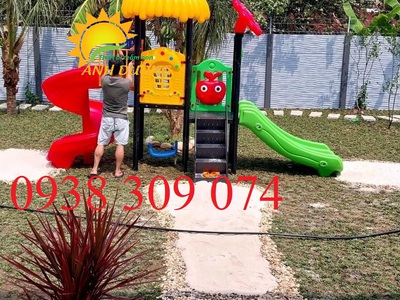 Cầu trượt liên hoàn nhiều mẫu dành cho trẻ em, khu vui chơi 1