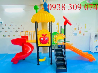 Cầu trượt liên hoàn nhiều mẫu dành cho trẻ em, khu vui chơi 0