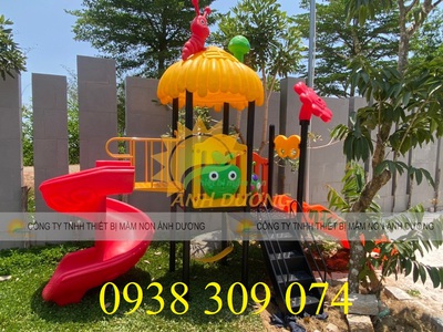 Cầu trượt liên hoàn nhiều mẫu dành cho trẻ em, khu vui chơi 4