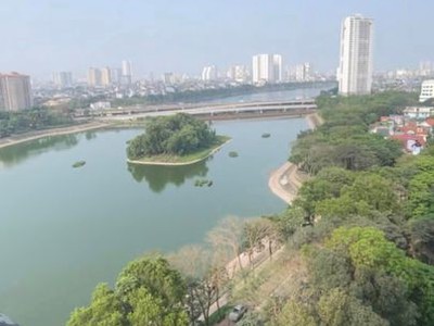 Bán căn 2 ngủ view hồ  Linh Đàm, 65m, 2vs, nội thất cơ bản HĐMB, giá: 1.xx tỷ 1