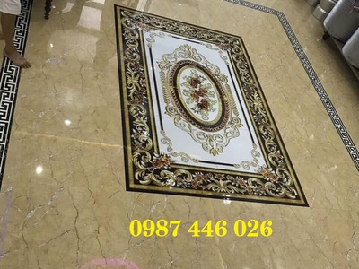 Gạch trang trí thảm gạch nền phòng khách HP973 6