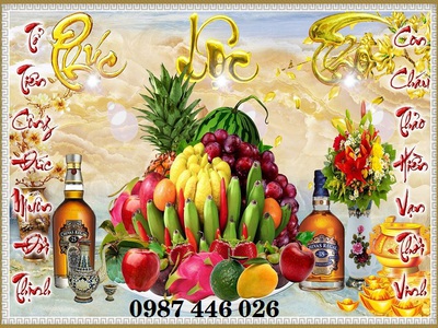 Gạch tranh ốp tường phòng thờ HP933 8