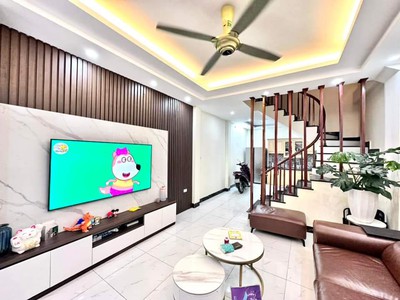 Nhà lô góc 55m2 phố tân mai thiết kế hiện đại đủ đồ mt 6m sdcc 0