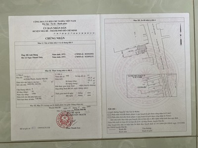 Bán nhà mặt tiền đường Nguyễn Văn Tạo, xã Hiệp Phước, Huyện Nhà Bè, Tp. Hồ Chí Minh. 0