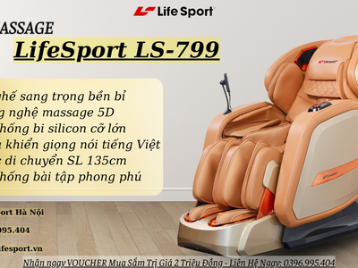 Ghế Massage LifeSport LS-799   Mẫu Ghế Chất Lượng 0