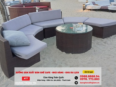 Côn Đảo  Bộ ghế sofa ngoài trời bền đẹp cho khách sạn, resort 0