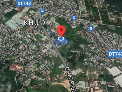Gia đình cần ra lô đất khu 9 phú hoà bd đường nhựa phía trước 5,6m 3