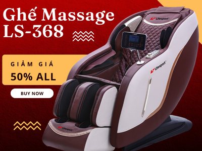 Ghế Massage LifeSport LS-368   Giá Rẻ - Chính Hãng 0