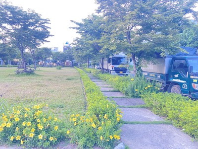 Cần bán cặp thanh lương 8 đối diện view công viên khu dân trí cao hòa xuân đn giá sụp hầm 6 tỷ 5 3