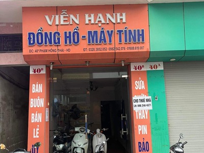 Cho thuê mặt bằng kinh doanh 40 m phố phạm hồng thái 0