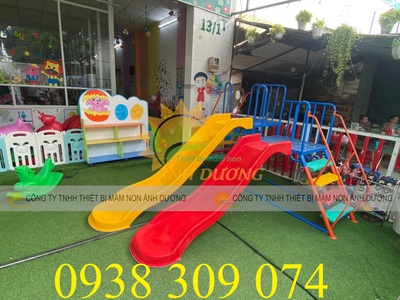 Cầu trượt trẻ em 2 máng trượt ,cầu trượt khu vui chơi 0