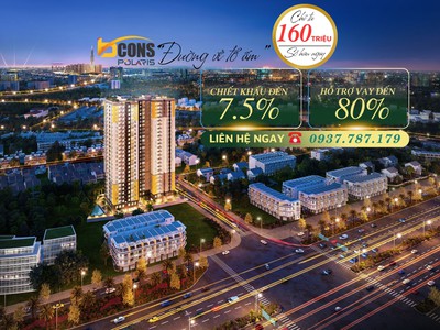 Siêu phẩm căn hộ bcons liền kề phạm văn đồng thanh toán chỉ 10 ký hđmb - ck 7.5 gtch. 0