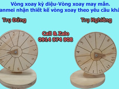 Vòng xoay kỳ diệu-Vòng xoay may mắn Vòng xoay ngẫu nhiên.Vòng xoay bằng gỗ 0