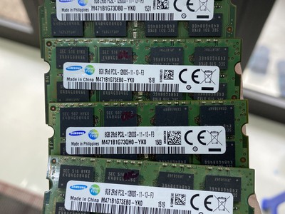 Bán 200 thanh DDR3 8G PC3L buss 1600 hãng hàng đẹp nguyên bụi chân vàng như vàng 9999 1