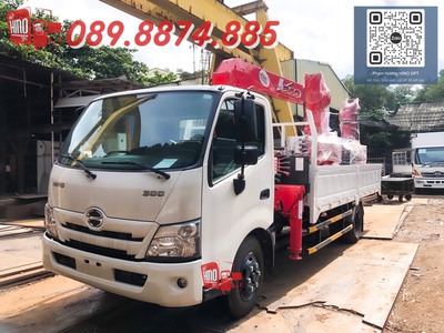 Xe Tải Hino Xzu720l 3.5t - Cẩu Unic344 Trả Trước 300tr 0