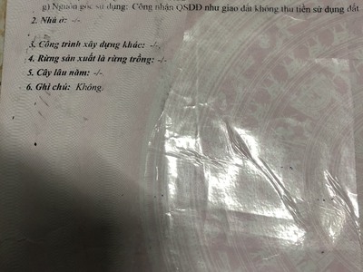 Cần bán lô đất thu hồi vốn tại thôn phò trì, xã tân thắng, huyện hàm tân, tỉnh bình thuận 1