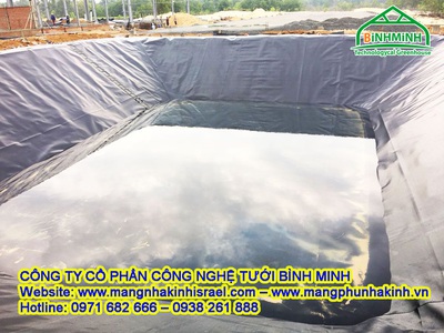 Màng chống thấm HDPE, bạt lót hồ, bạt HDPE nuôi tôm cá,bạt lót hồ Bình Minh, bạt trải hồ 1