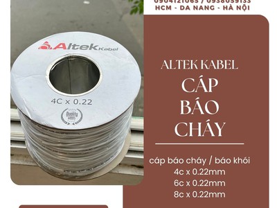 Cáp điều khiển, cáp tín hiệu báo cháy báo khói 4/6/8 lõi x 0.22mm 3