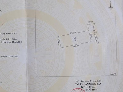 Bán nhà 3 tầng mặt tiền đường Quang Trung gần trường đại học Hồng Đức 1