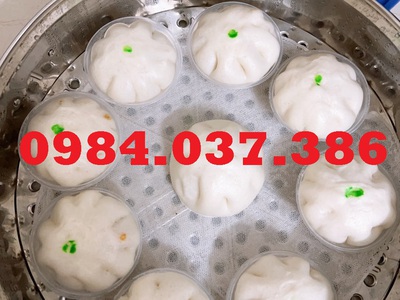 Nồi hấp bánh bao, bánh flan chạy điện size 47cm 3 tầng 1